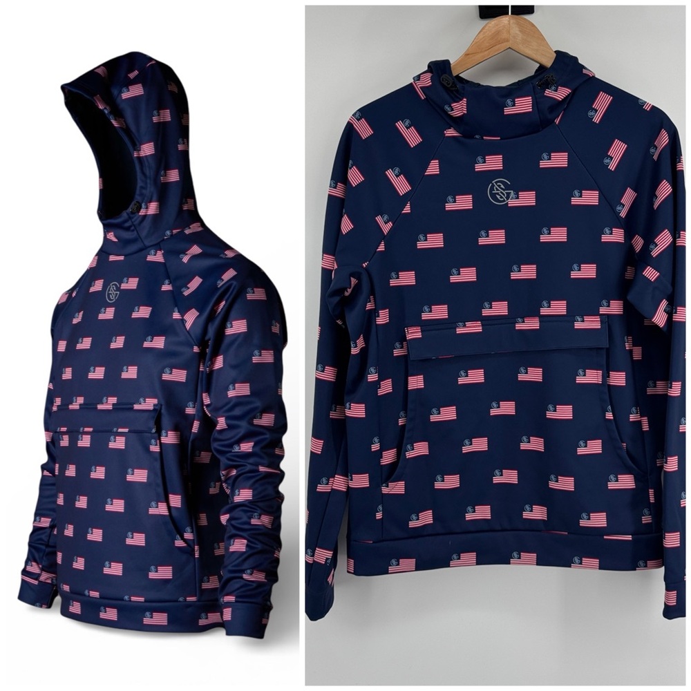 Googan Squad Merica Ultimate Hoodie water resistant Men's Size Small Outdoor